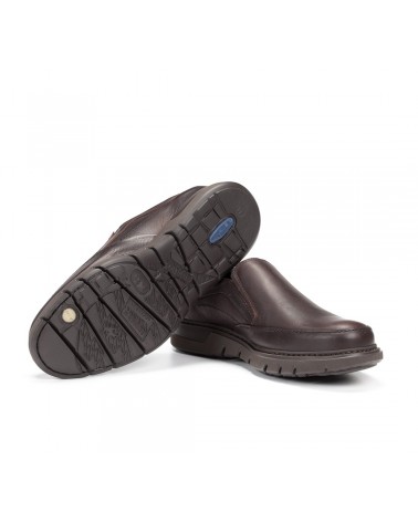 Zapato hombre de piel Fluchos sin cordones CELTIC F0249 Slip On Marrón
